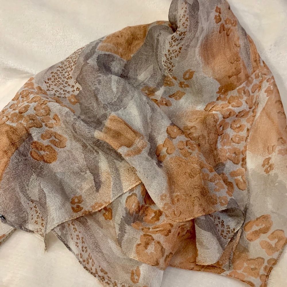 Pretty silky scarf